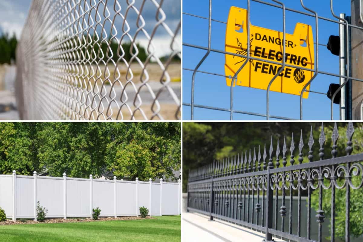 Different types of fences for coyotes